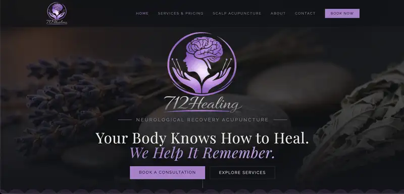712 Healing website