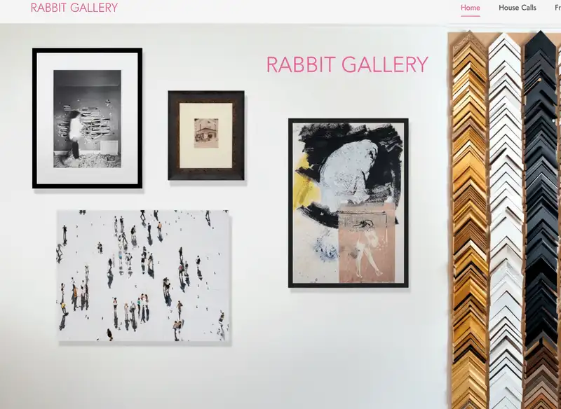 Rabbit Gallery website