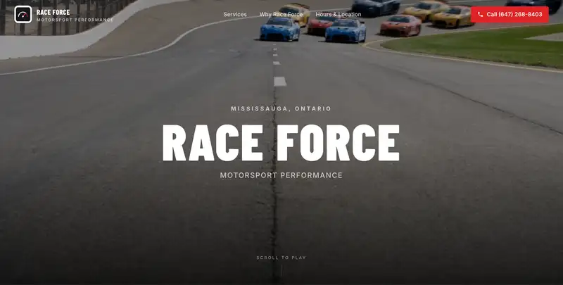 Race Force website