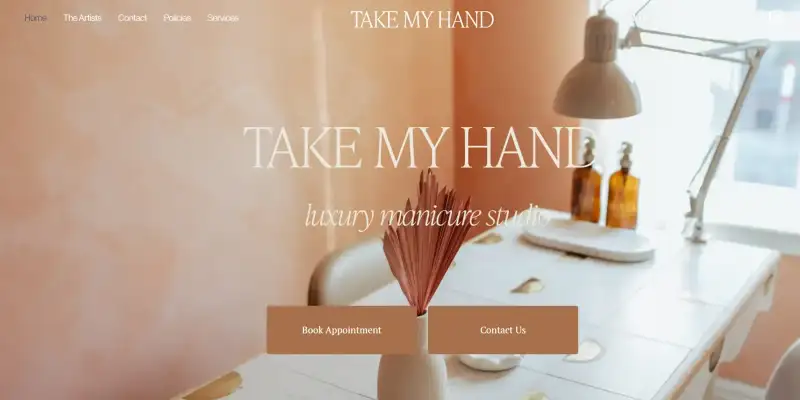 Take My Hand website
