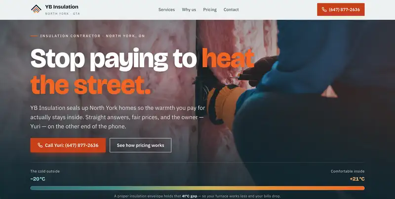 YB Insulation website